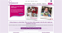 Desktop Screenshot of kidneyresearchuk.org