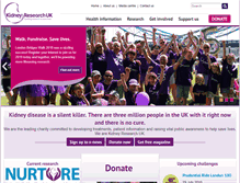 Tablet Screenshot of kidneyresearchuk.org